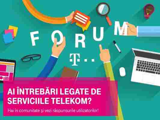 Telekom România lansează un forum pentru clienții servicilor sale
