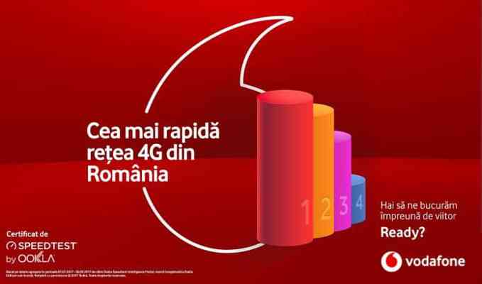 Vodafone România are cea mai r...