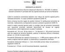 ​DOCUMENT  Starea de urgență: Agenția pentru achiziții publice a renunțat la promovarea unui OUG, după ce a fost acuzată că actul i-ar scăpa pe cei care dau tunuri financiare